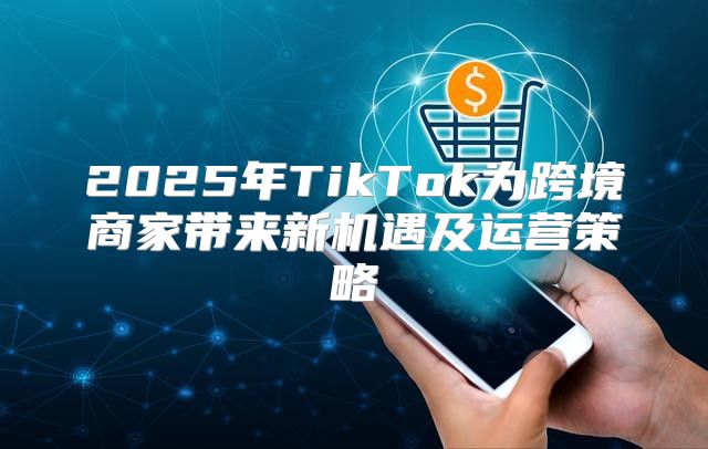 2025年TikTok为跨境商家带来新机遇及运营策略