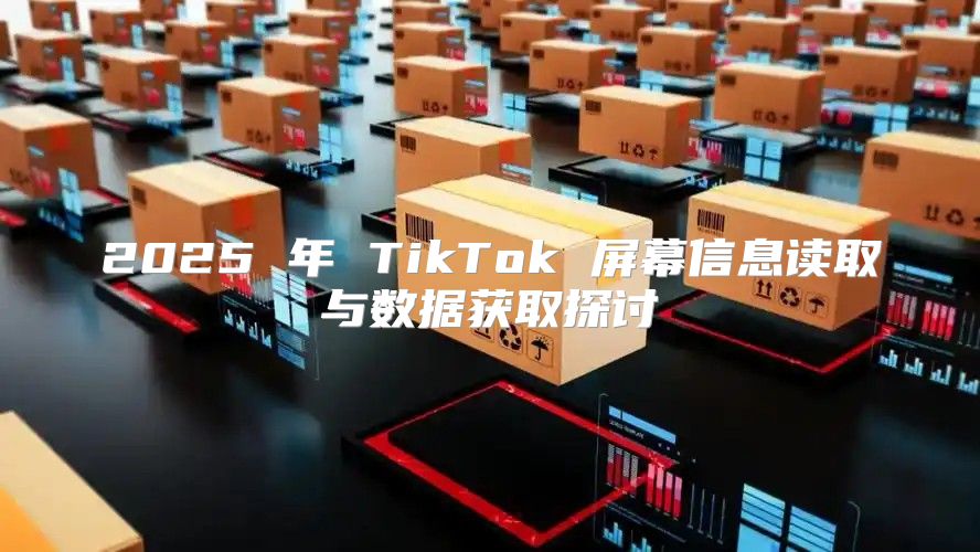 2025 年 TikTok 屏幕信息读取与数据获取探讨
