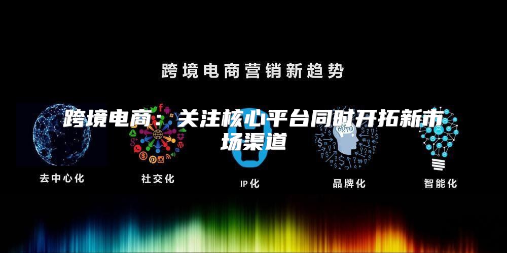 跨境电商：关注核心平台同时开拓新市场渠道