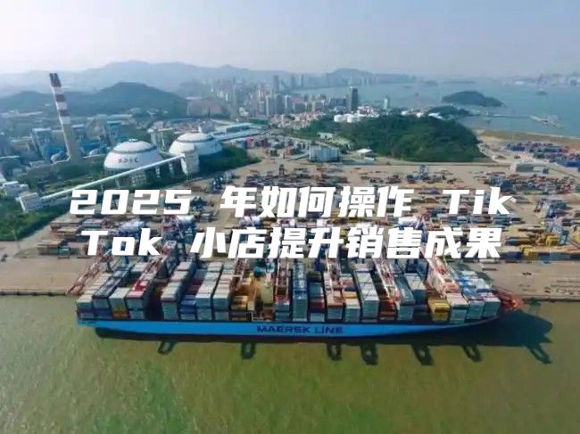 2025 年如何操作 TikTok 小店提升销售成果