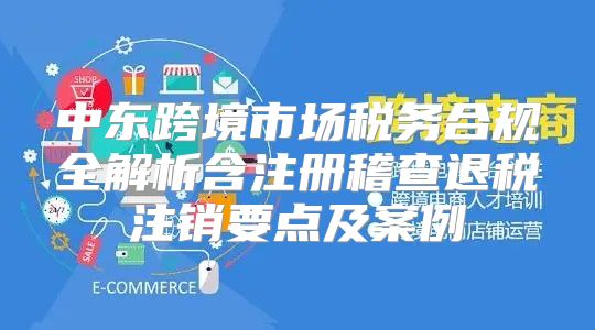 中东跨境市场税务合规全解析含注册稽查退税注销要点及案例