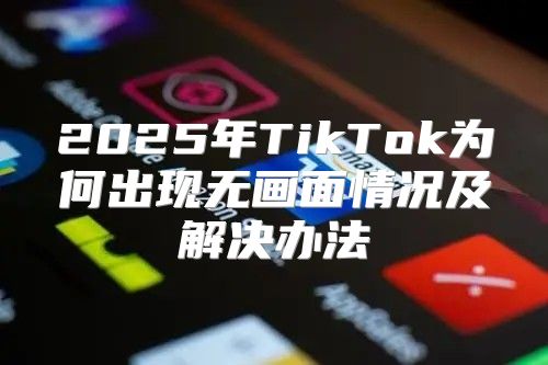 2025年TikTok为何出现无画面情况及解决办法