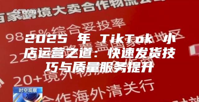 2025 年 TikTok 小店运营之道：快速发货技巧与质量服务提升