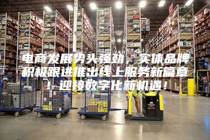 电商发展势头强劲，实体品牌积极跟进推出线上服务新篇章！迎接数字化新机遇！