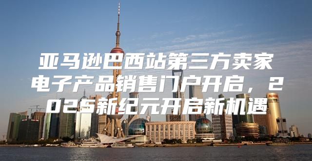 亚马逊巴西站第三方卖家电子产品销售门户开启，2025新纪元开启新机遇