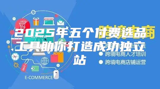 2025年五个付费选品工具助你打造成功独立站