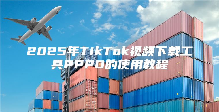 2025年TikTok视频下载工具PPPO的使用教程