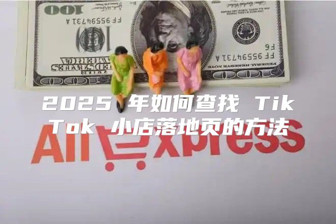 2025 年如何查找 TikTok 小店落地页的方法