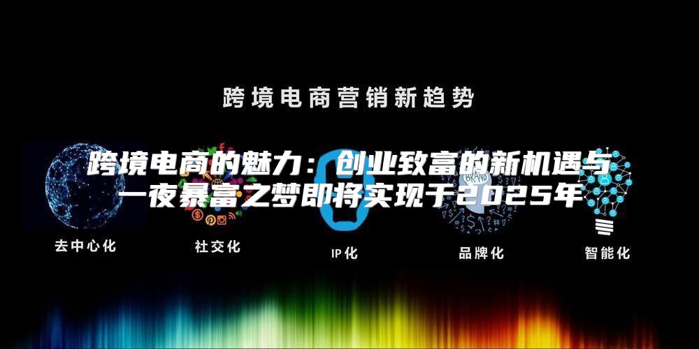 跨境电商的魅力：创业致富的新机遇与一夜暴富之梦即将实现于2025年