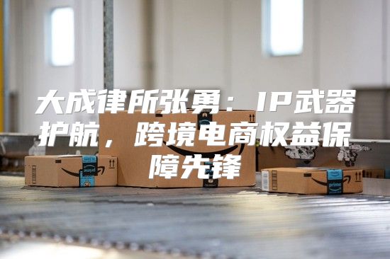 大成律所张勇：IP武器护航，跨境电商权益保障先锋