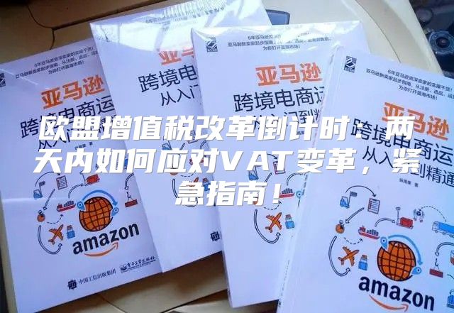 欧盟增值税改革倒计时：两天内如何应对VAT变革，紧急指南！