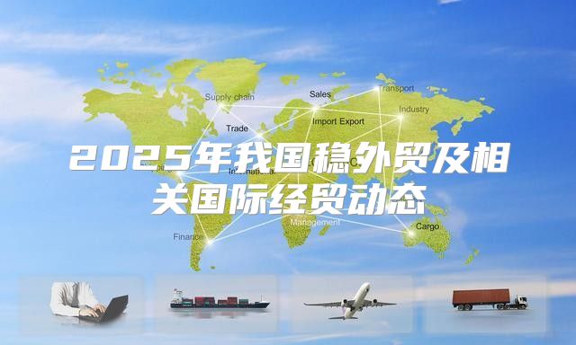 2025年我国稳外贸及相关国际经贸动态
