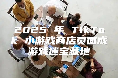 2025 年 TikTok 小游戏商店页面成游戏迷宝藏地