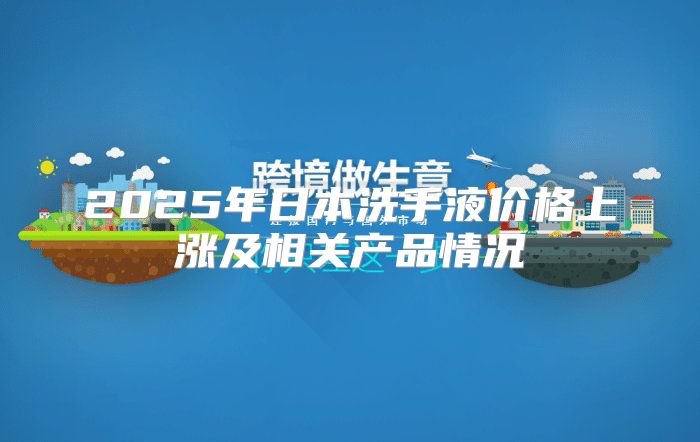 2025年日本洗手液价格上涨及相关产品情况