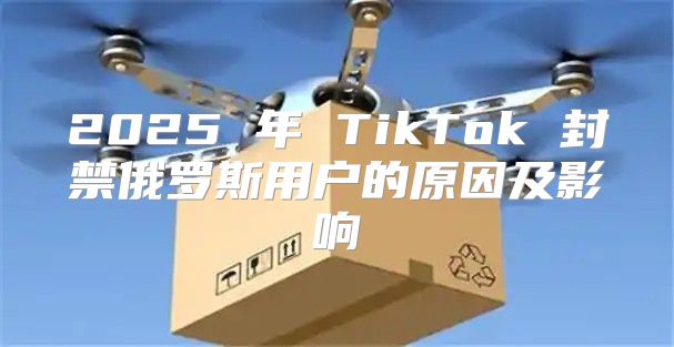 2025 年 TikTok 封禁俄罗斯用户的原因及影响