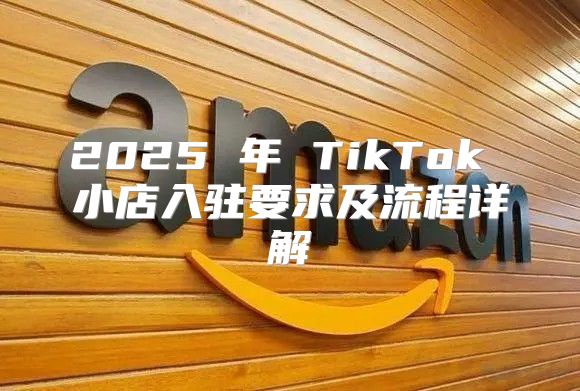 2025 年 TikTok 小店入驻要求及流程详解