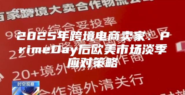 2025年跨境电商卖家：PrimeDay后欧美市场淡季应对策略