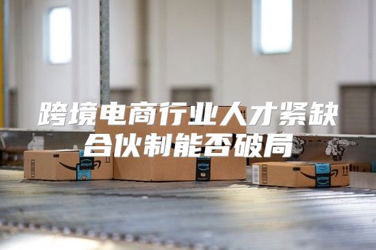 跨境电商行业人才紧缺合伙制能否破局