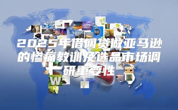2025年借网贷做亚马逊的惨痛教训及选品市场调研重要性