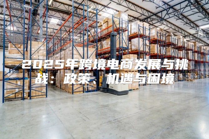 2025年跨境电商发展与挑战：政策、机遇与困境