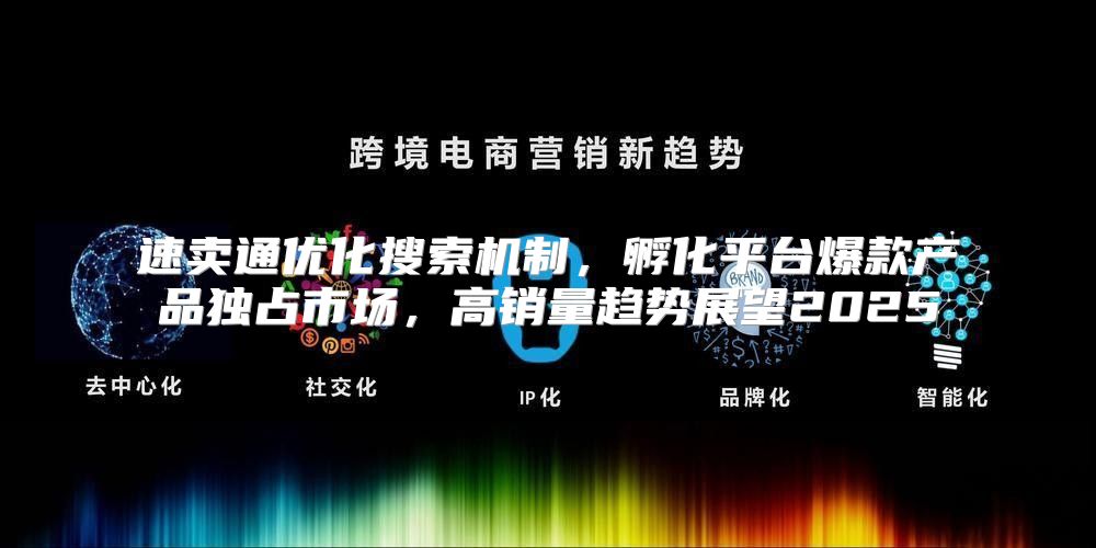 速卖通优化搜索机制，孵化平台爆款产品独占市场，高销量趋势展望2025
