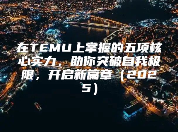 在TEMU上掌握的五项核心实力，助你突破自我极限，开启新篇章2025