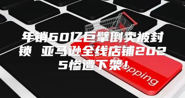 年销60亿巨擘倒卖被封锁 亚马逊全线店铺2025惨遭下架！
