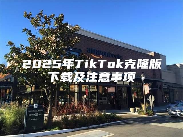 2025年TikTok克隆版下载及注意事项
