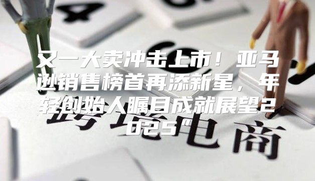又一大卖冲击上市！亚马逊销售榜首再添新星，年轻创始人瞩目成就展望2025”