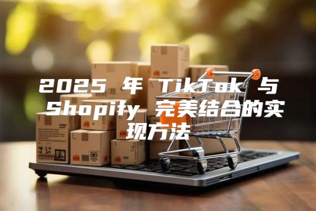 2025 年 TikTok 与 Shopify 完美结合的实现方法