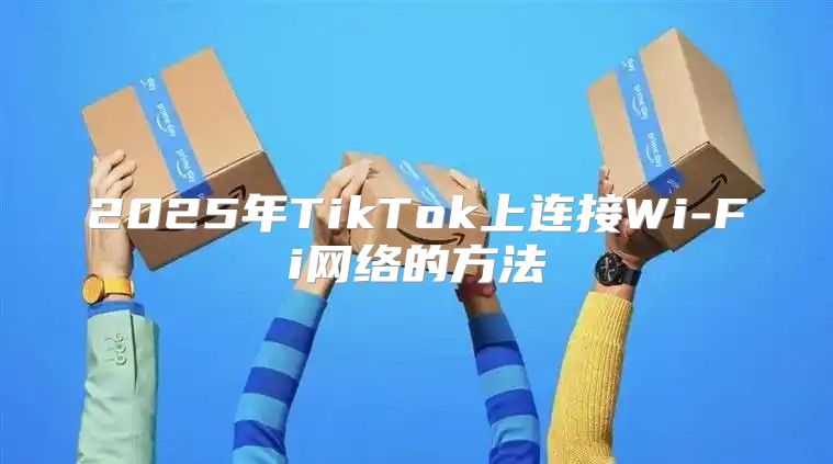 2025年TikTok上连接Wi-Fi网络的方法