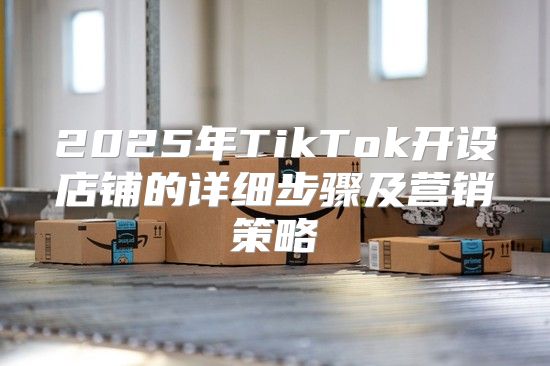 2025年TikTok开设店铺的详细步骤及营销策略