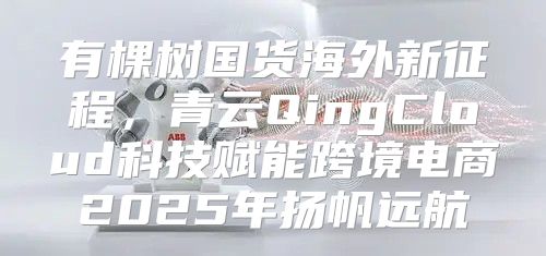 有棵树国货海外新征程，青云QingCloud科技赋能跨境电商2025年扬帆远航