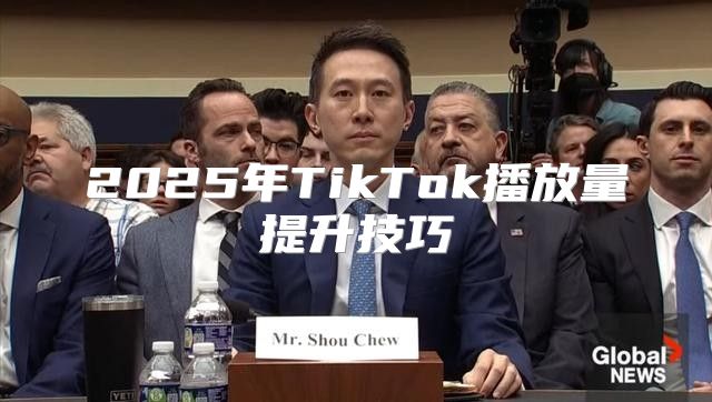 2025年TikTok播放量提升技巧