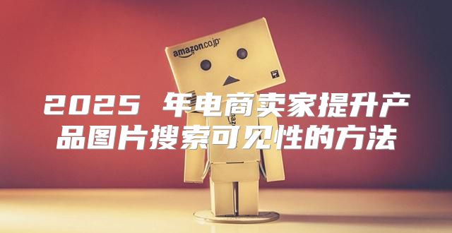 2025 年电商卖家提升产品图片搜索可见性的方法