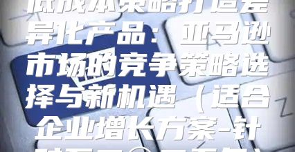 低成本策略打造差异化产品：亚马逊市场的竞争策略选择与新机遇适合企业增长方案-针对至二〇二五年