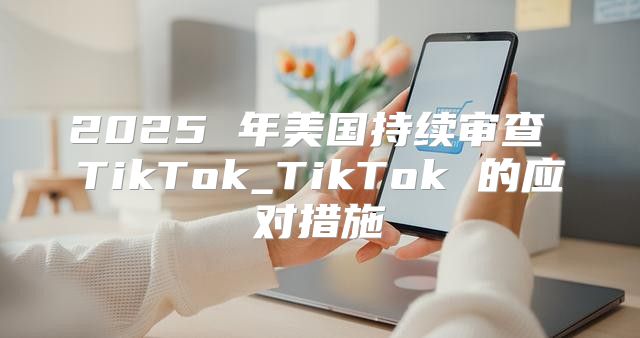 2025 年美国持续审查 TikTok_TikTok 的应对措施