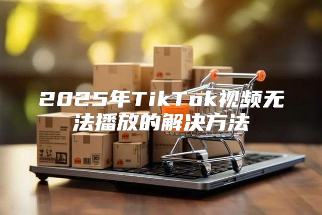 2025年TikTok视频无法播放的解决方法