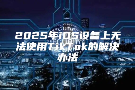 2025年iOS设备上无法使用TikTok的解决办法