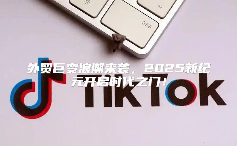 外贸巨变浪潮来袭，2025新纪元开启时代之门！