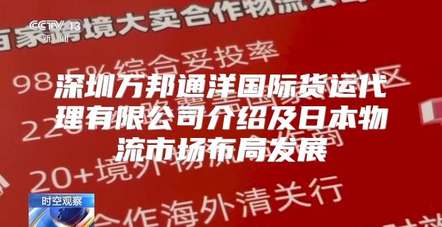 深圳万邦通洋国际货运代理有限公司介绍及日本物流市场布局发展