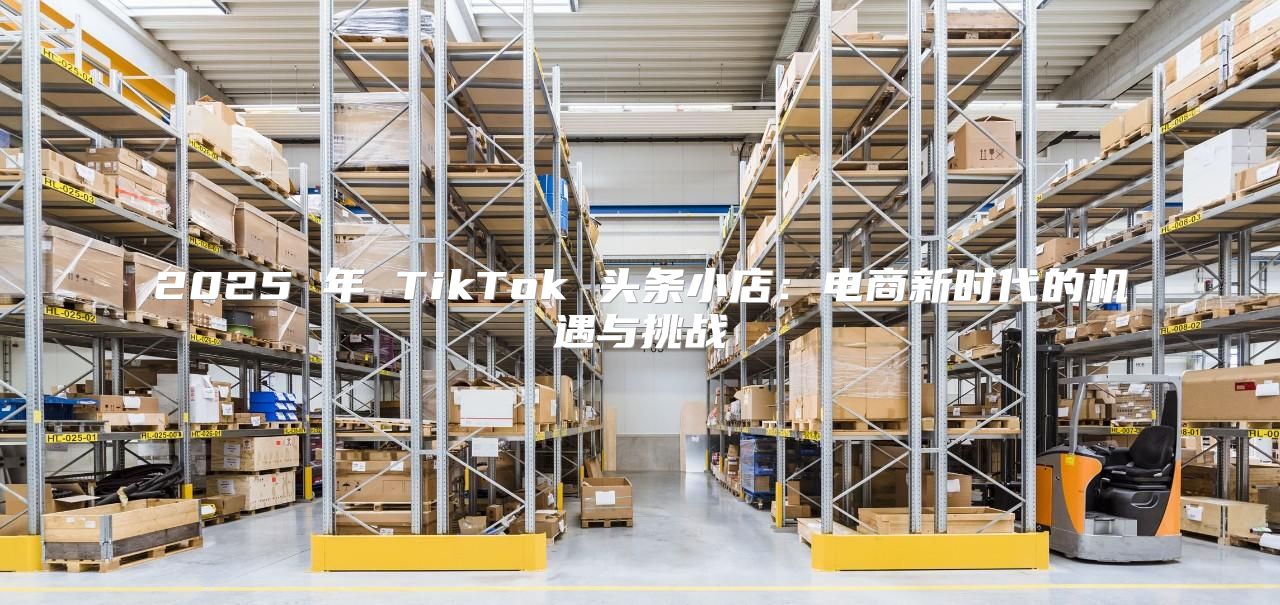 2025 年 TikTok 头条小店：电商新时代的机遇与挑战