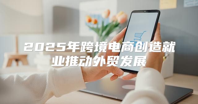 2025年跨境电商创造就业推动外贸发展