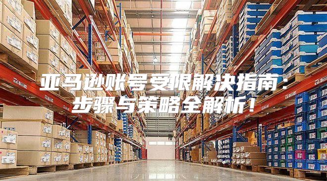 亚马逊账号受限解决指南：步骤与策略全解析！