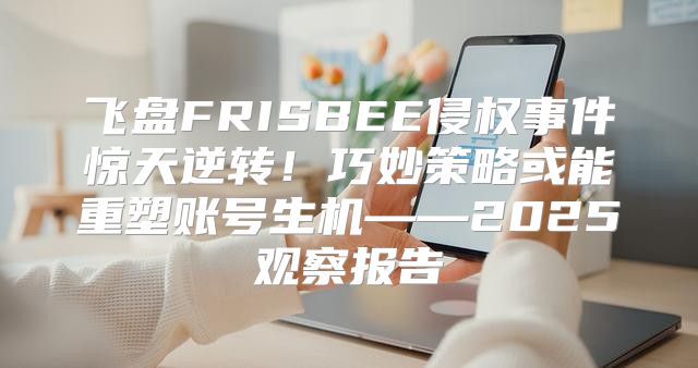 飞盘FRISBEE侵权事件惊天逆转！巧妙策略或能重塑账号生机——2025观察报告