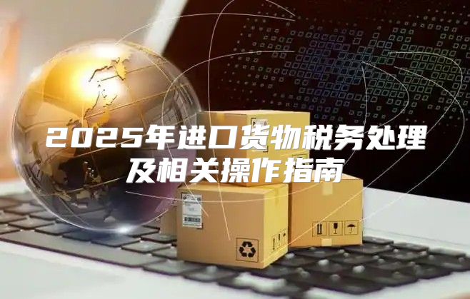 2025年进口货物税务处理及相关操作指南