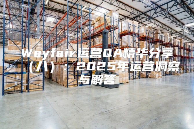 Wayfair运营QA精华分享八：2025年运营洞察与解答