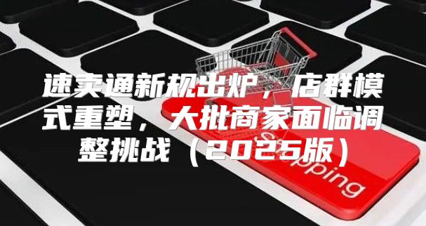 速卖通新规出炉，店群模式重塑，大批商家面临调整挑战2025版