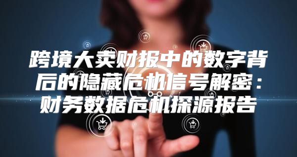 跨境大卖财报中的数字背后的隐藏危机信号解密：财务数据危机探源报告