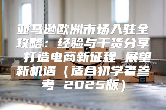 亚马逊欧洲市场入驻全攻略：经验与干货分享 打造电商新征程 展望新机遇适合初学者参考 2025版